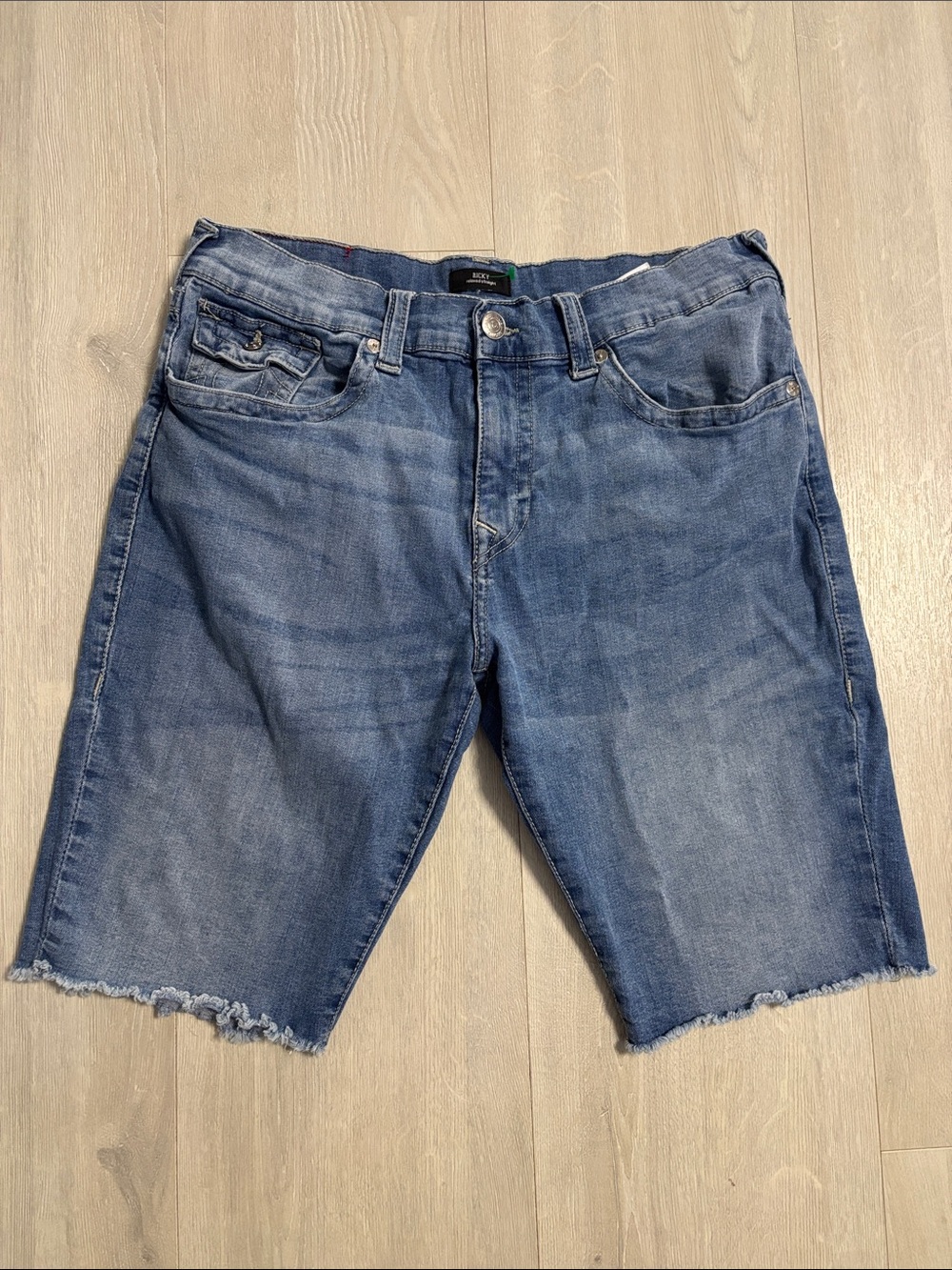 🔥BUNDLESALE Mens 36 True Religion Ricky Relaxed Straight Denim Jean Shorts